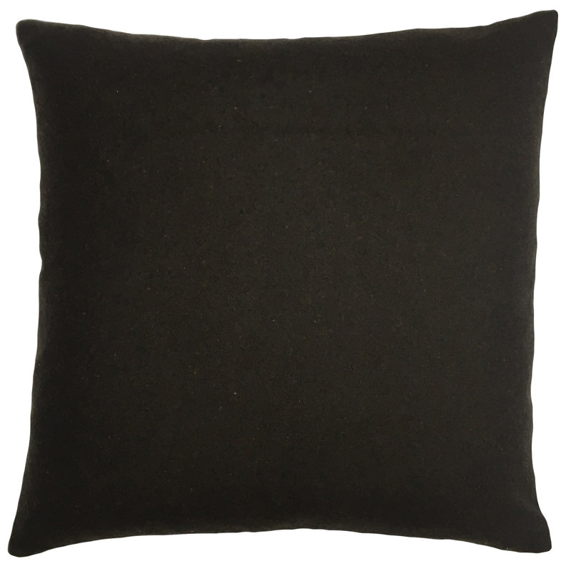 Housse de coussin carré, 24 po x 24 po, Anthracite