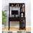 Student Desk With Hutch Home Office Desk 39"W Compact Desk Writing Desk Laptop Desk Red Cocoa Espresso One Drawer Keyboard Drawer Wooden Knob