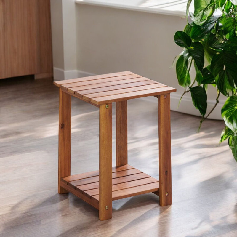 Table d'appoint d'extérieur L 15 po x l 15 po