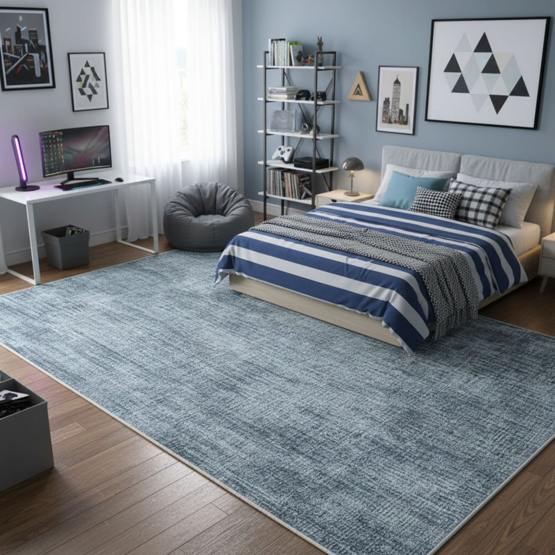 Kaira Soft Non-Slip Indoor Rug, Rectangle 7'10" x 11'