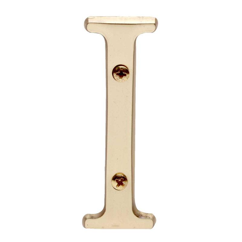 1.75'' H Metal House Letter, I