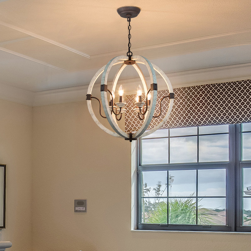 Valmeyer 6 - Light 23.5"W Dimmable Chandelier