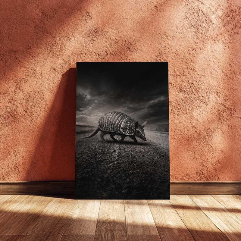 Impression sur toile de la faune rustique au Texas, H 18 po x l 12 po