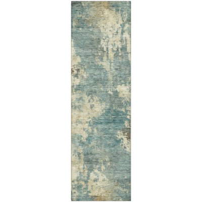 Premium Machine Washable Mayfield AMF2066 Abstract Rug