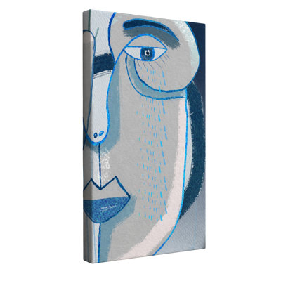 Blue Expression - Fine Art Giclee Print on Gallery Wrapped Canvas