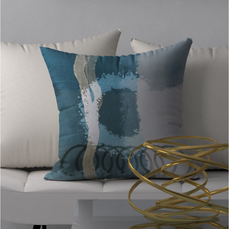  Housse de coussin carré et insert, H 18 po x l 18 po x p 5 po