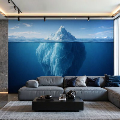 Adhésif mural amovible auto-adhésif et amovible Iceberg