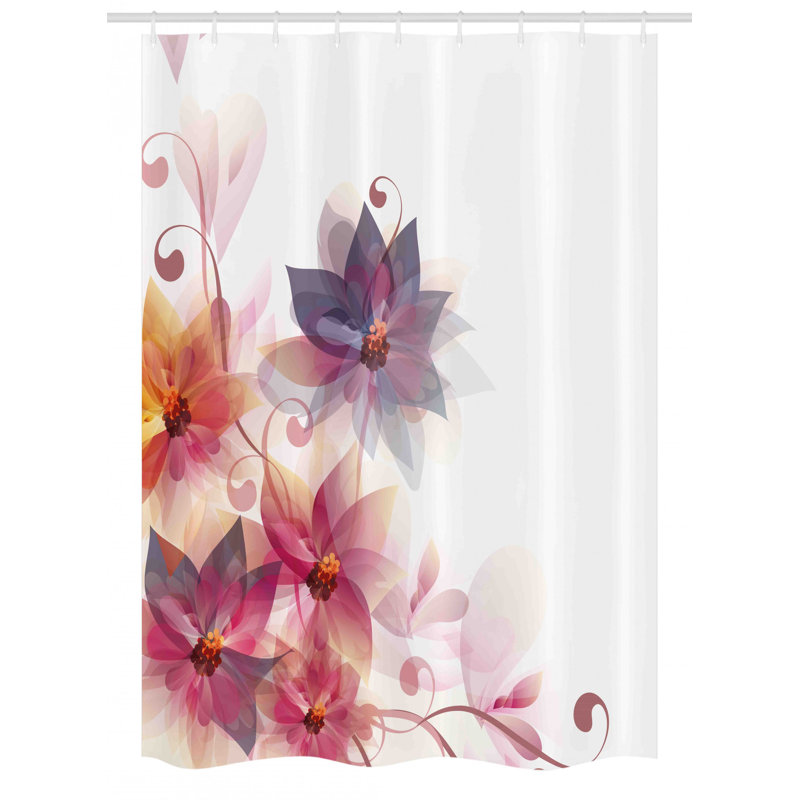 Alexz Shower Curtain with Hooks Included, 78" H x 54" W
