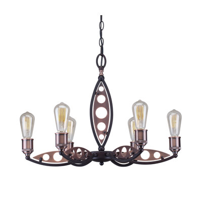 Lustree 6 lumières façon bougie/classique Glover