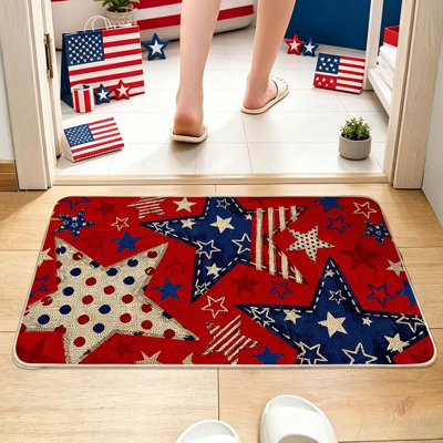 Jour de l'Indépendence Tapis de sol patriotique US