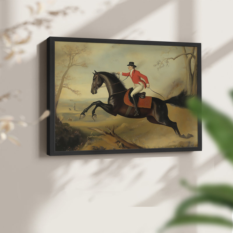 Abstract Nautical Series-CCIV -Framed Print - Restickable, 8" H x 10" W, Black