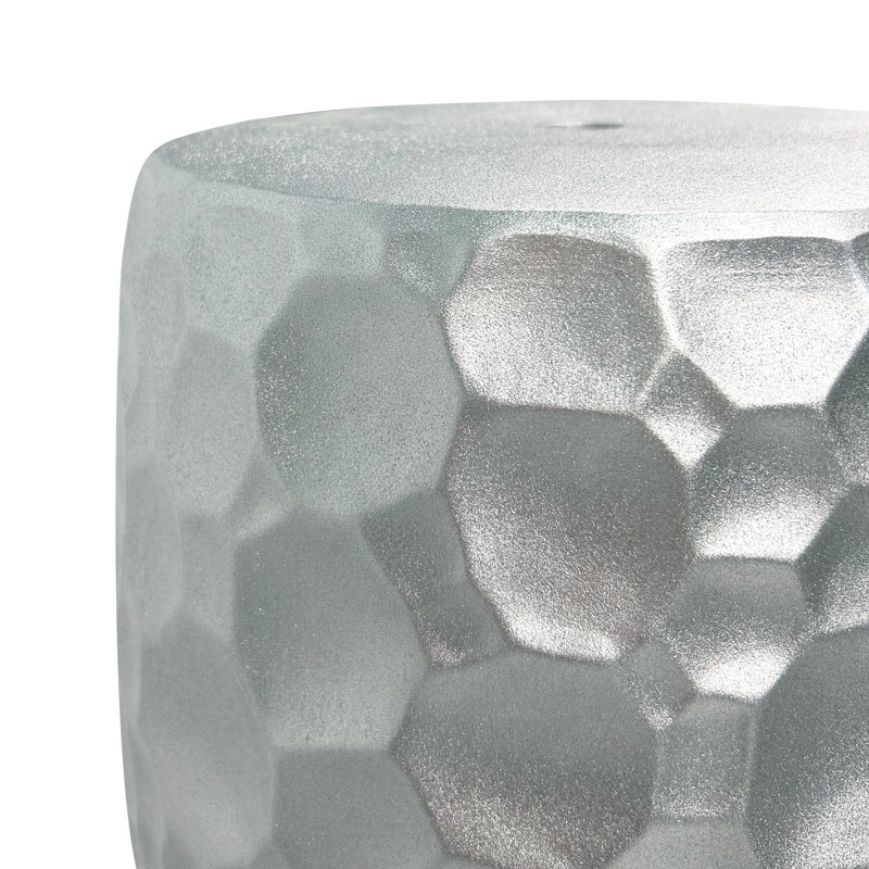 Tabouret en céramique de style nordique, Argent argent