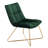 Scheidt 57.15 cm Wide Mid-Century Modern Velvet Lounge Chair with Gold Legs-183123692