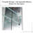 Recessed Or Wall Mount Frameless Medicine Cabinet Mirror With Adjustable Glass Shelves-547291745