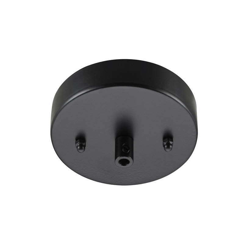 Ensemble pour auvent Aspen Creative 21518-12, P 4-3 / 4 ", trou central 7/16", noir mat, paquet de 2, Noir mat