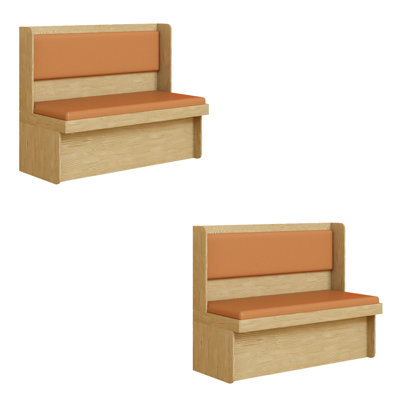 Stylish simple restaurant bench