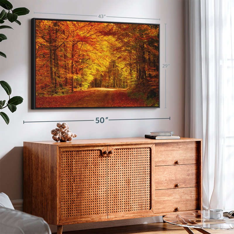 «Forest Autumn Trees Wall Art», H 43 po x l 29 po
