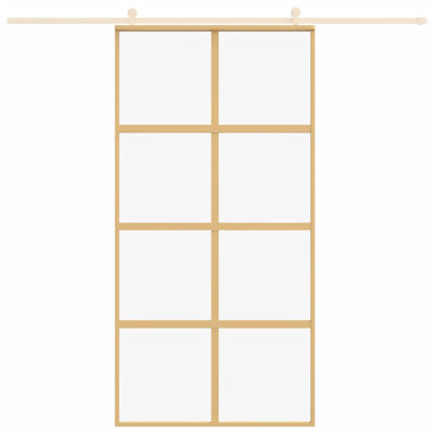 Alishlyn Metal Sliding Door