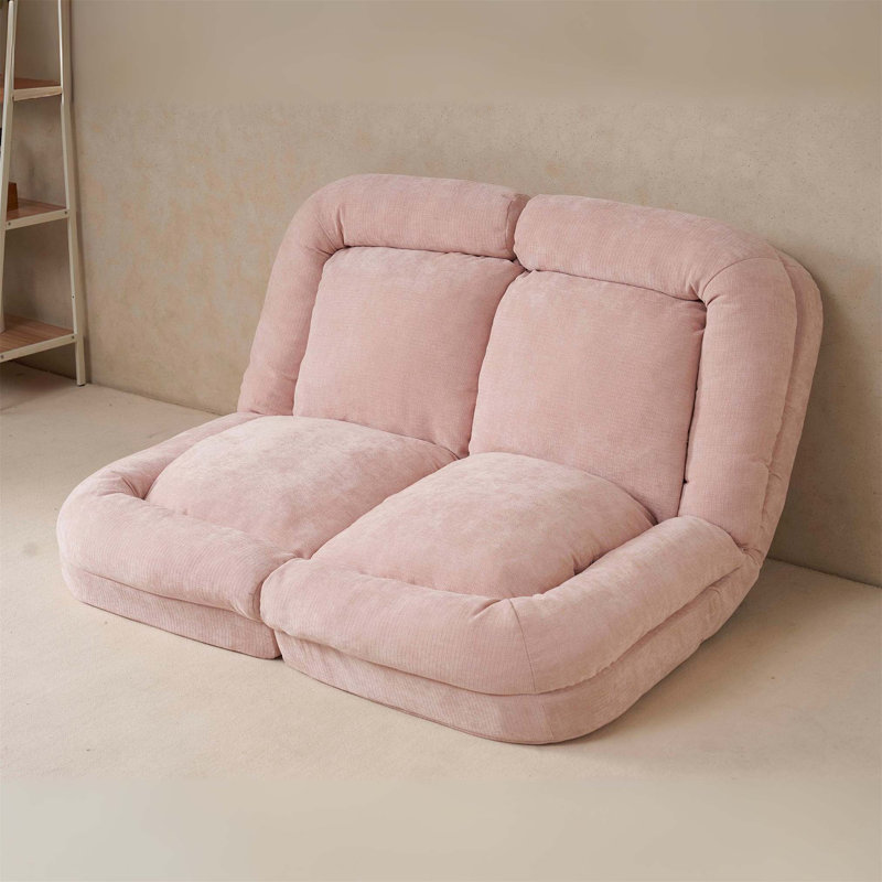 Convertible Fold-Out Double Sofa Bed, Adjustable for Multiple Relaxation Postures and Versatile Use in Various Settings