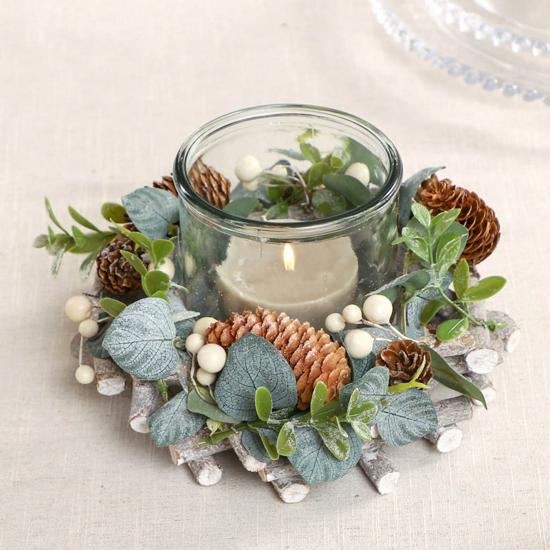 Glass Tabletop Tealight Holder