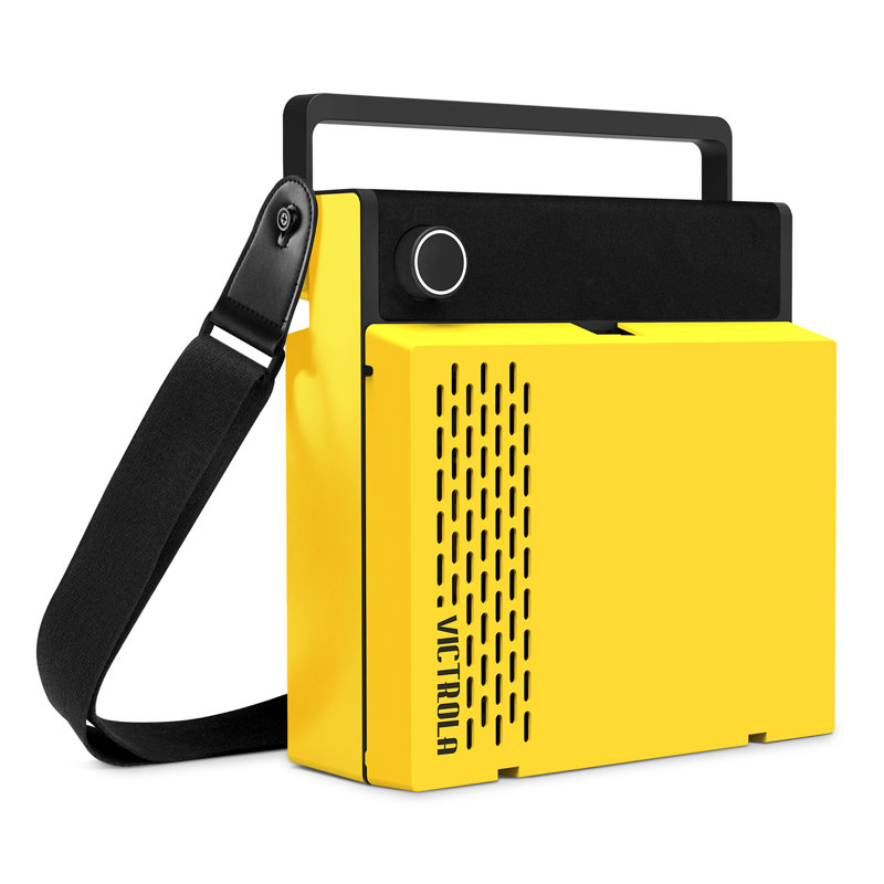 Victrola Revolution GO Record Player, Yellow