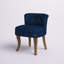 Fauteuil de coiffeuse avec pieds en bois massif Jonna-533703210