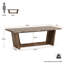 Bureau de direction en bois manufacturé l 70,9 po Delitha-108447492