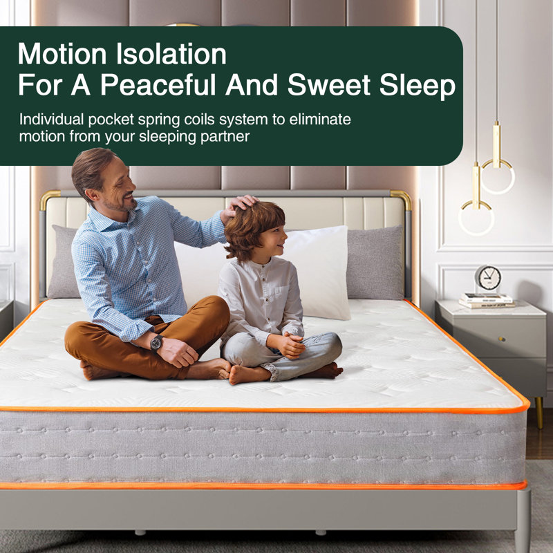 10" Medium Gel Memory Foam Hybrid Mattress in A Box,, King