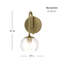 Applique murale 1 lumière Belford Plug & Play de style transitionnel et moderne - 11 pouces de hauteur et 5 pouces de largeur-107377560