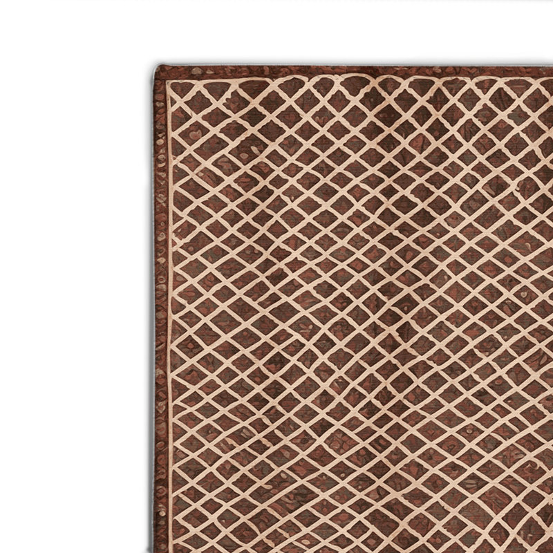 Tapis d'intérieur et d'extérieur brun Persian, Rectangulaire 2 pi x 3 pi