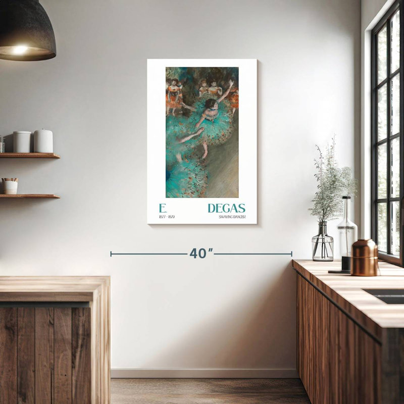Affiche de l'exposition «Swaying Dancer Degas», H 36 po x l 24 po