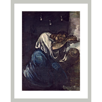 «La Madeleine or La Douleur» par Paul Cézanne, impression giclée encadrée
