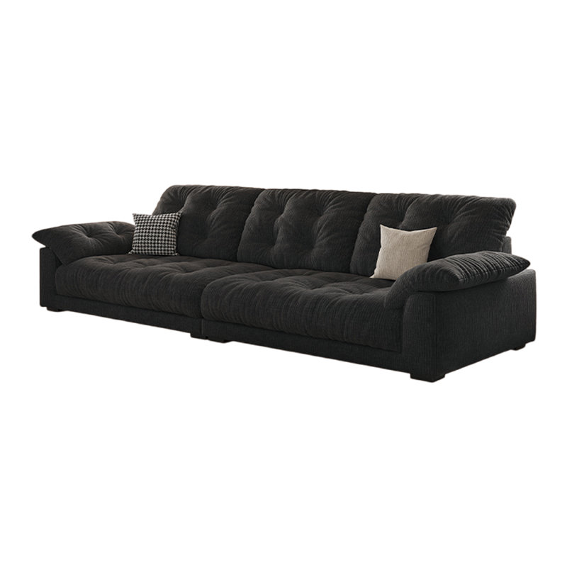 Canapé en tissu moderne de luxe moderne, 33.07" H x 129.92" W x 47.24" D, 5