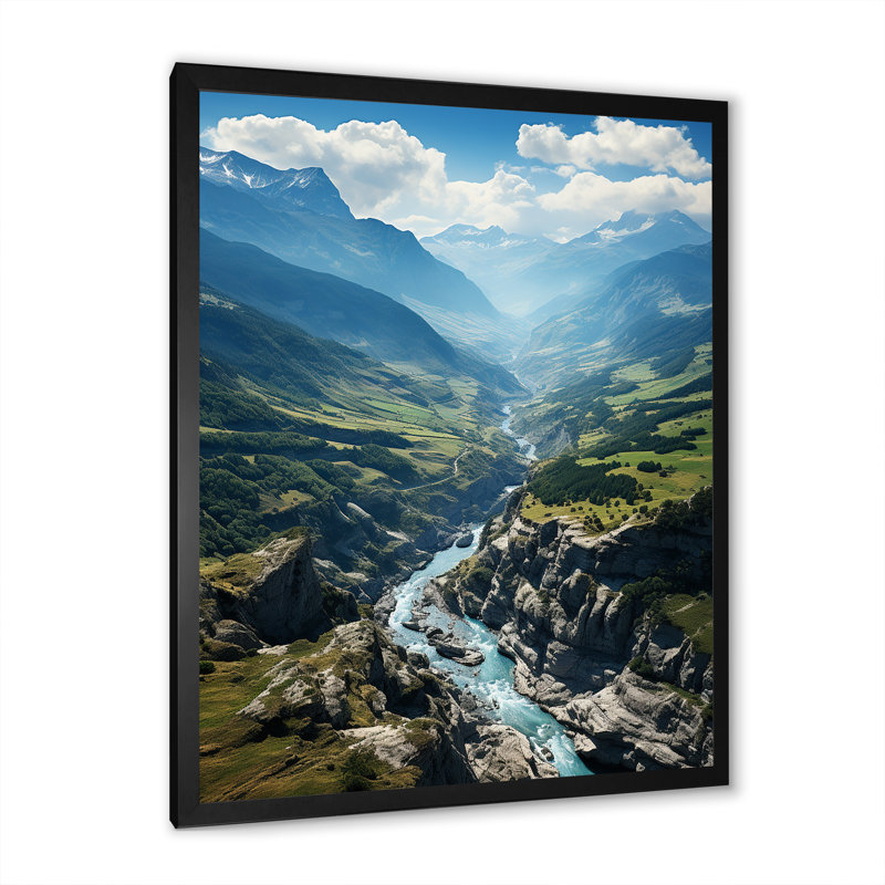 Reproduction d'art sur toile, Espagne, Espagne, Cadre photo noir, H 20 po x l 12 po x P 1 po