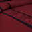 Traditional Ruched 7 Piece Burgundy Comforter Set, King-1698349567-1639677168