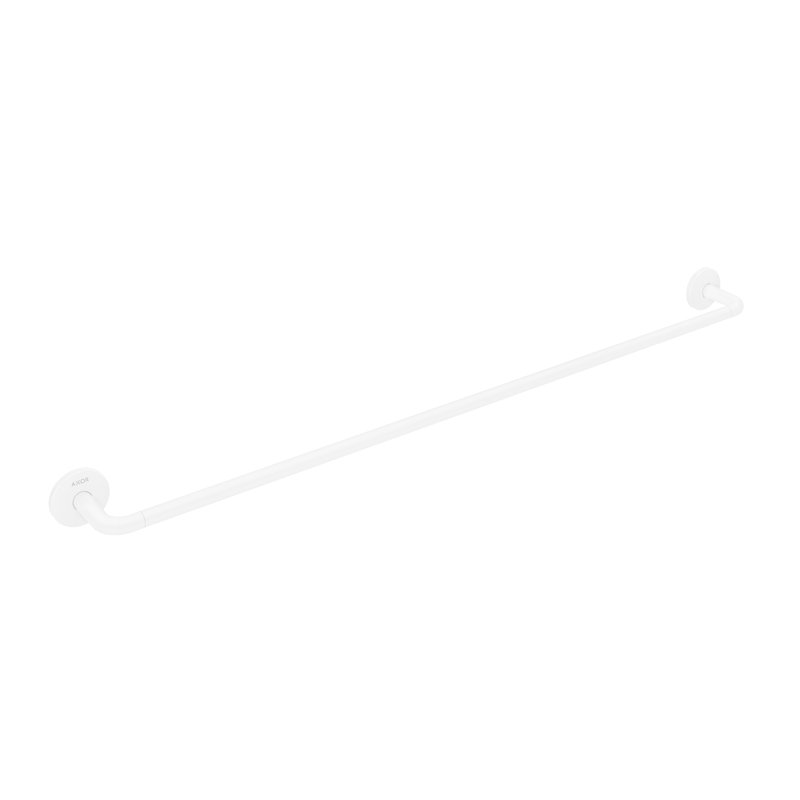 Universal Circular Towel Bar, Matte White
