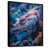 Black Floater Framed