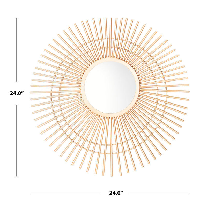Paityn Metal Flat Wall Mirror