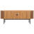 Cardine 4-Door Oval TV Stand with Fluted Detailing-2104295515