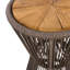 Tables de bout en bois d'acacia durable, style rustique pour une utilisation extérieure et intérieure