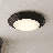 Maislynn Acrylic LED Flush Mount in Black-1457953588