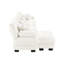 4 coussins modulaires en chenille modulaire avec assise profonde et soutien de taille