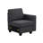 Solimar Linen Modular Sofa with Ottoman-660476277