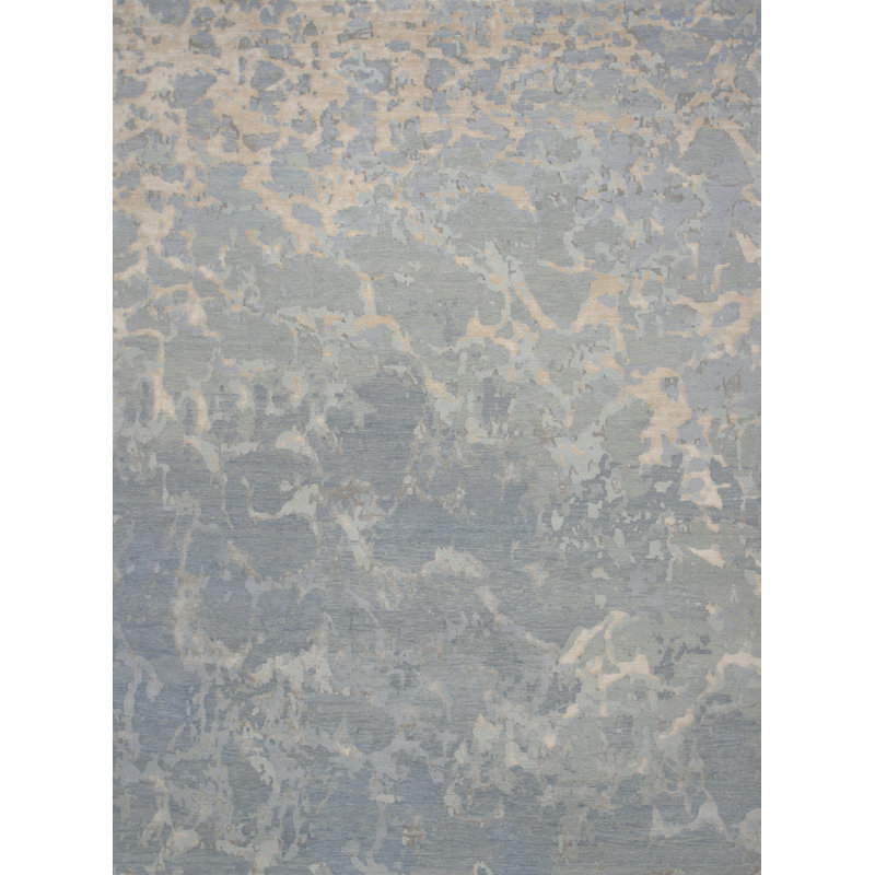 Contemporary Abstract Area Rug, Rectangle 10' x 14'