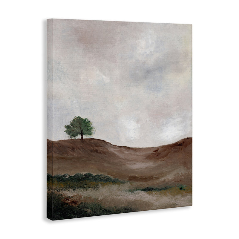 «Curving Desert Hill», art mural sur toile par Nikita Jariwala, H 30 po x l 24 po