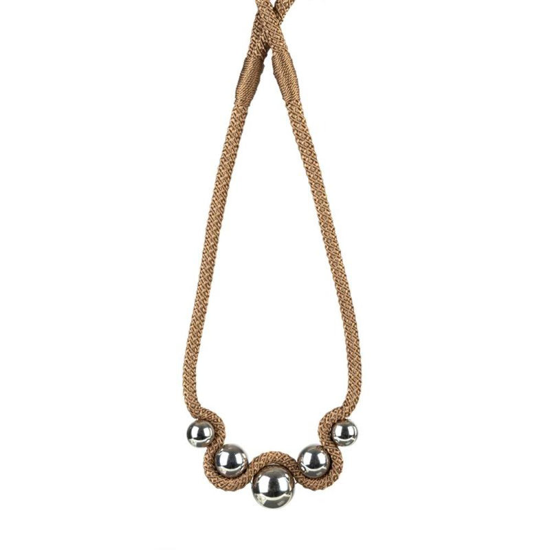 Losh Fabric 16cm Curtain Tieback, Beige