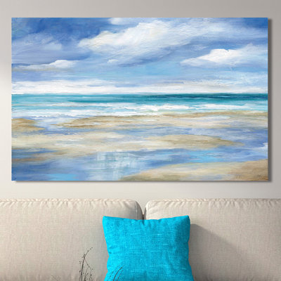 « délavé coast i », reproduction d’art sur toile tendue