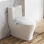 Siège et couvercle de toilette allongés