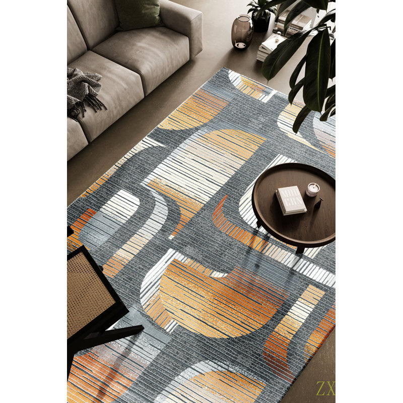 Tapis tissé à la machine Brooklyn, Rectangulaire 7 pi 10 po x 10 pi