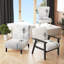 Minimalims Dandelion Natures Fragility I - Fauteuil de chambre rembourré scandinave, fauteuil d'appoint floral Dandelion